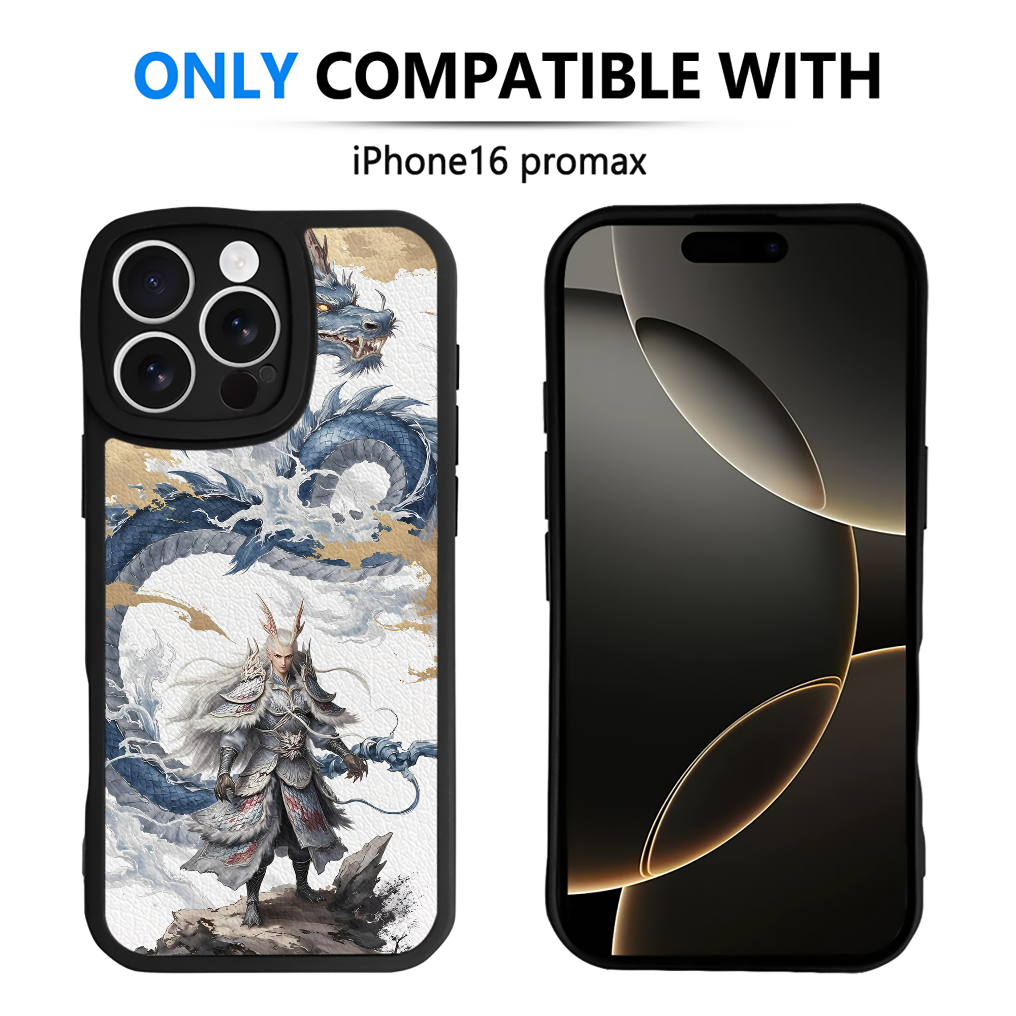 （画像用） Ne Zha 2 ナタ 魔童の大暴れ 【iPhone 16シリーズ対応】シリコンスマホケース（レザー調） 材質：シリコン
